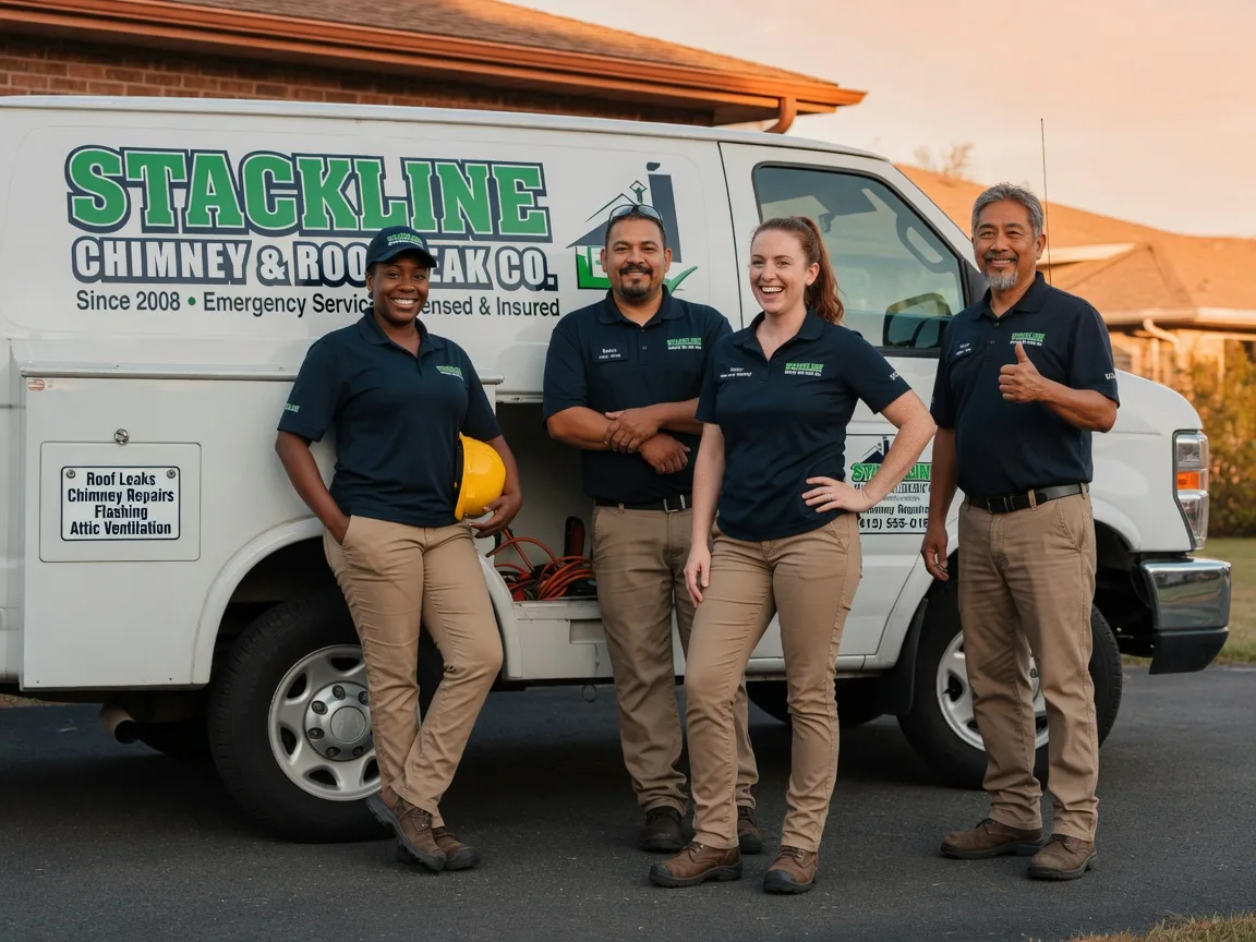 Chimney flashing repair company in Navarro, CA